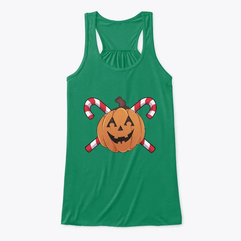 Candy Cane Pumpkin