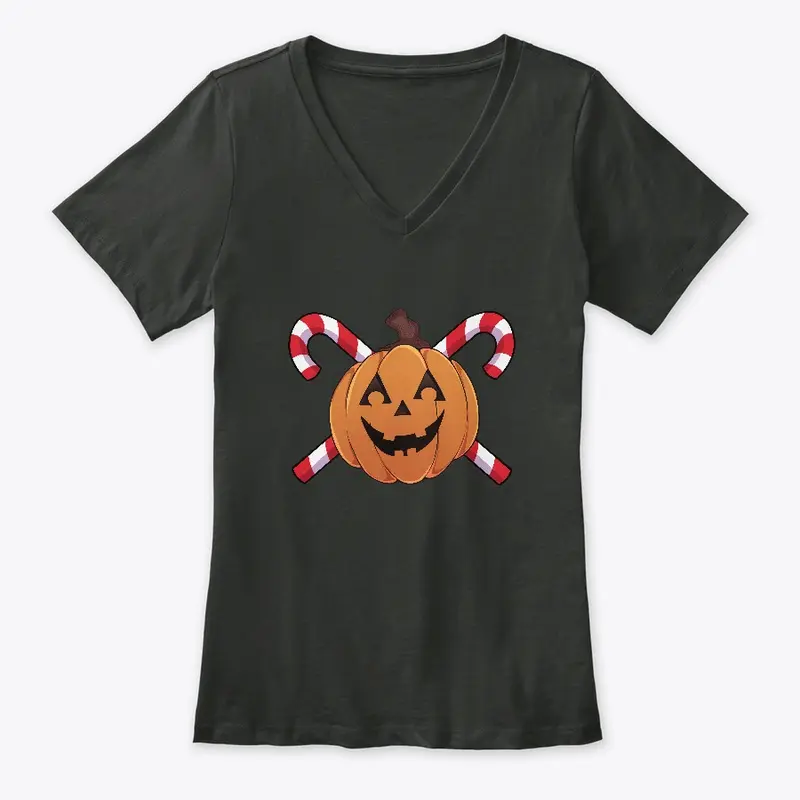 Candy Cane Pumpkin