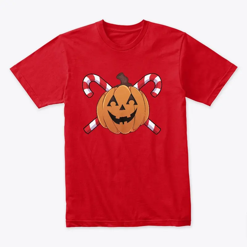 Candy Cane Pumpkin